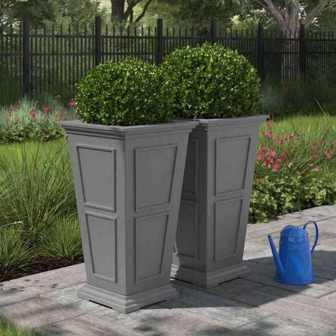Outdoor Tall Planter for front porch Box