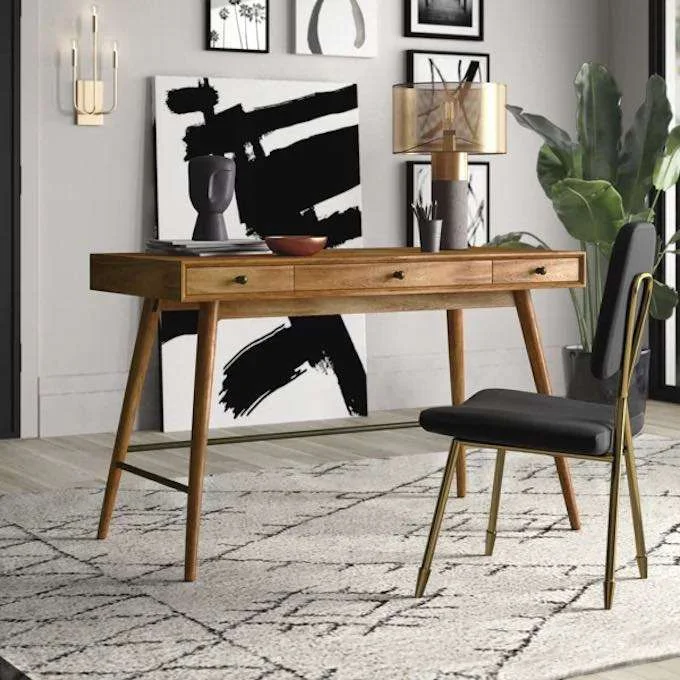 Best Home Office Desks, Mid-century Modern Office Desks, Mid Century Home Office Desks