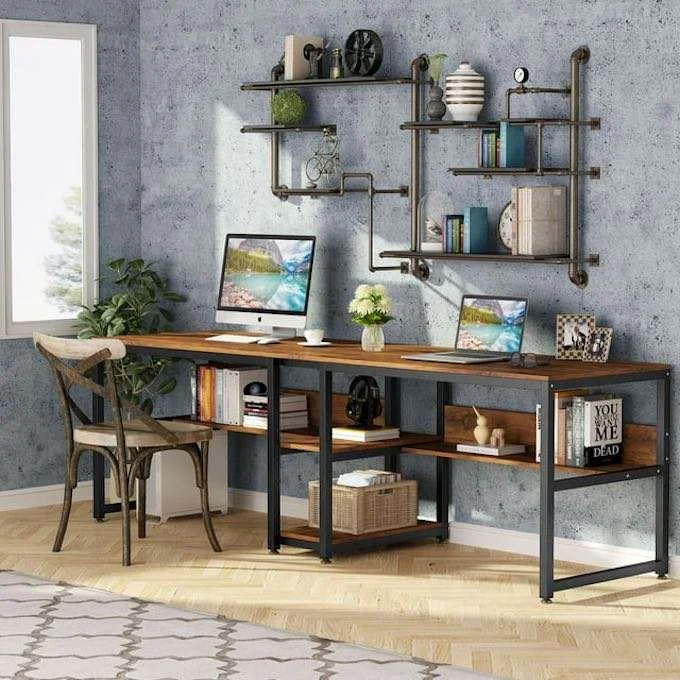 Two Person Home Office Desk