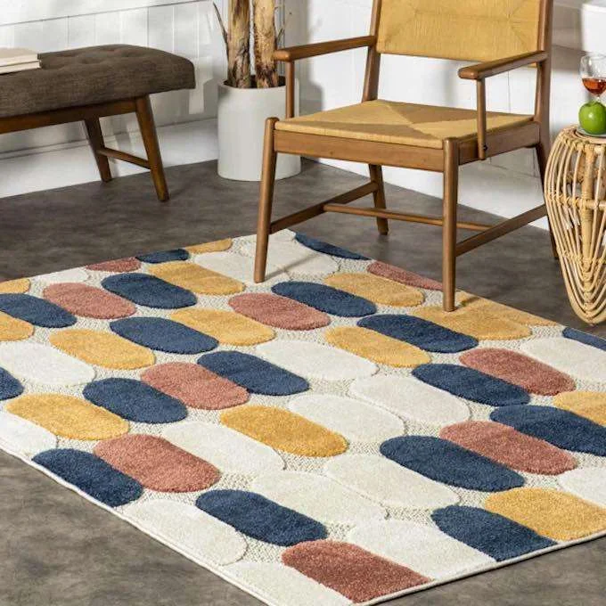 Best Mid Century Modern Rugs multicolored