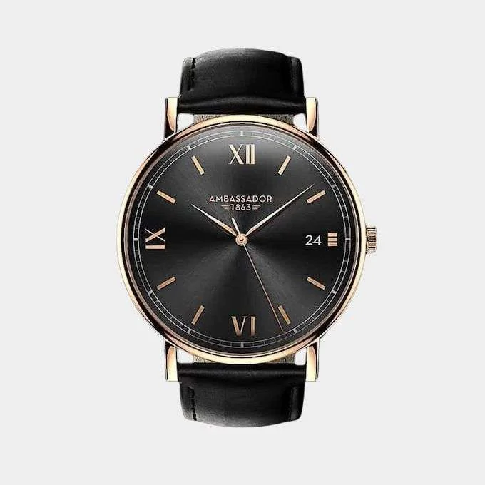 Prime Ambassador 1863 Women's Watches with Leather Strap